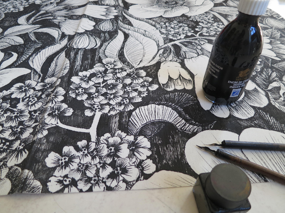 Oodi Original Drawing Marimekko